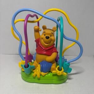 Disney Vintage Winnie the Pooh Bead Maze Activity Toddler Toy Nostalgia Classic